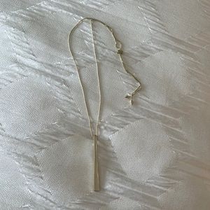 Kendra Scott gold adjustable opal necklace